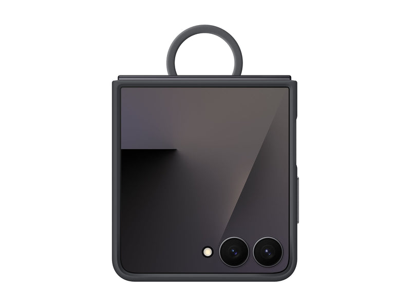 Samsung Ring Flip Silikondeksel Samsung Z Flip7 - Svart
