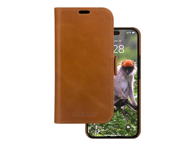 dbramante Lynge Lommebokdeksel iPhone 15 Pro Max - Brun