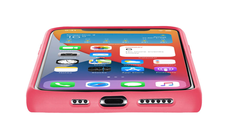 CellularLine Sensation Silikondeksel iPhone 12/12 Pro - Rød