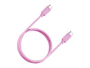 Key Ladekabel USB-C til USB-C 1m - Rosa