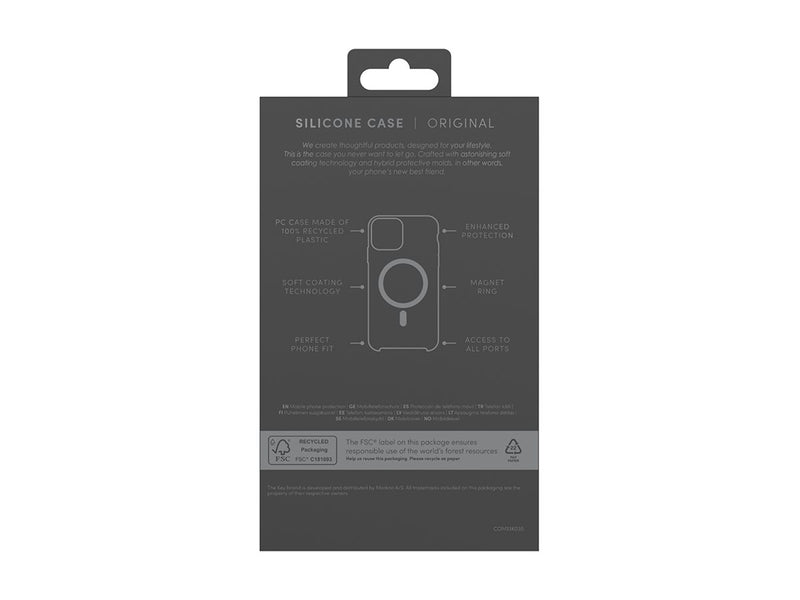 Silikondeksel iPhone 15/14/13 Magsafe - Svart