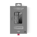 Frosted TPU-deksel iPhone 17e/16e/15/14/13 Magsafe - Svart