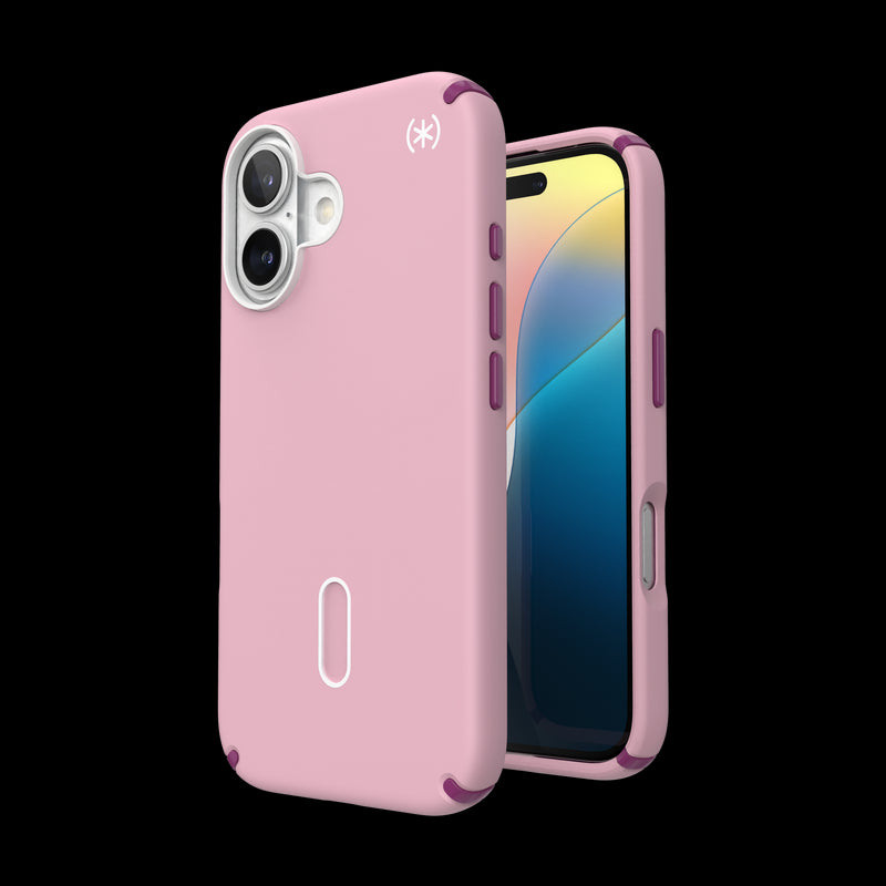 Speck ClickLock Presidio2 Mobildeksel iPhone 16 - Rosa