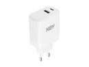 Key 45W Duo Strømadapter USB-C + USB-A
