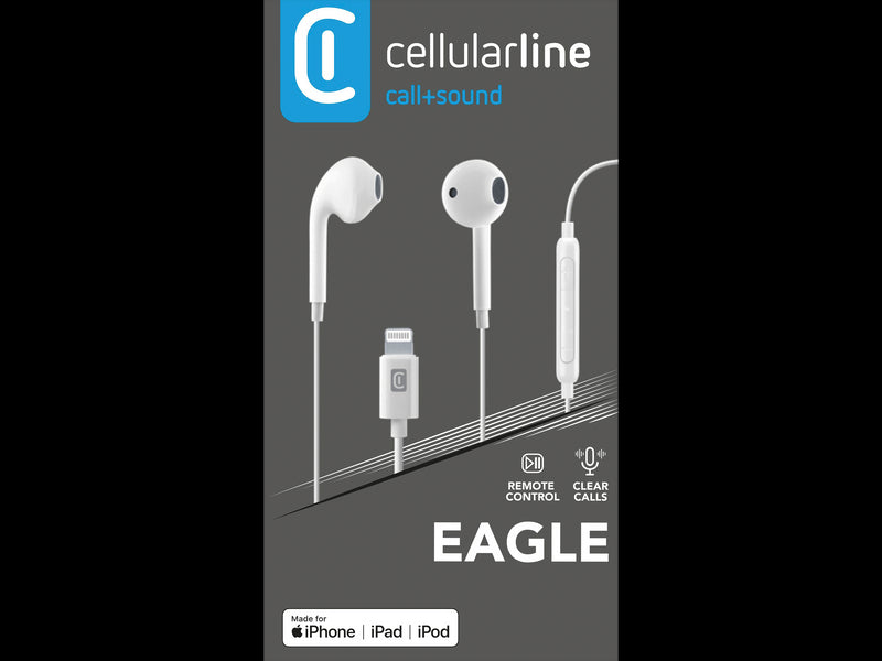 CellularLine Eagle Ørepropper med Lightning