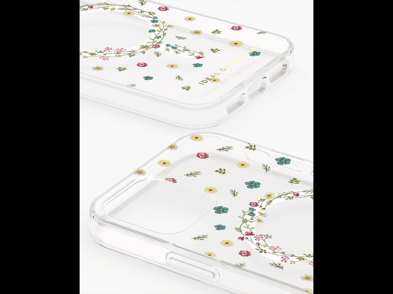 iDeal Mobildeksel iPhone 12/12 Pro Magsafe - Gjennomsiktig Floral