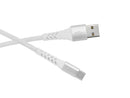 Key GRS Ladekabel USB-A til USB-C 1m - Hvit