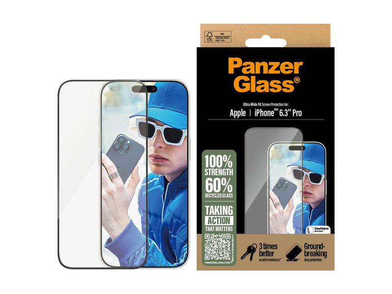 PanzerGlass Skjermbeskyttelse iPhone 16 Pro