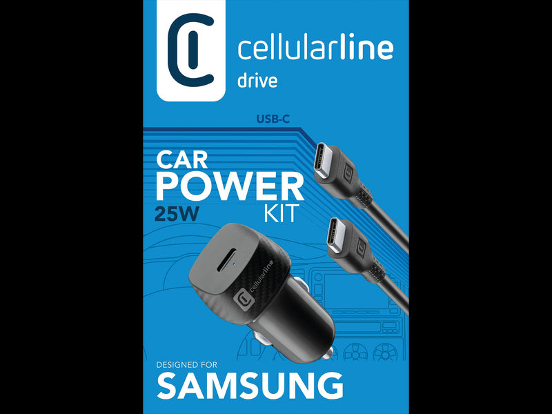 CellularLine 25W Billader USB-C m/kabel