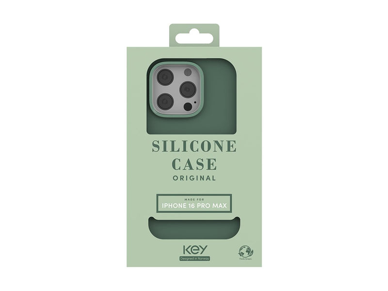 Silikondeksel iPhone 16 Pro Max Magsafe - Grønn
