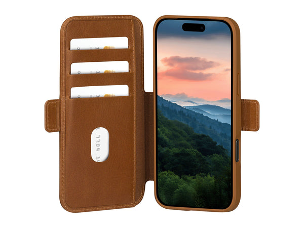 dbramante Copenhagen Lommebokdeksel iPhone 17 Pro Max - Brun