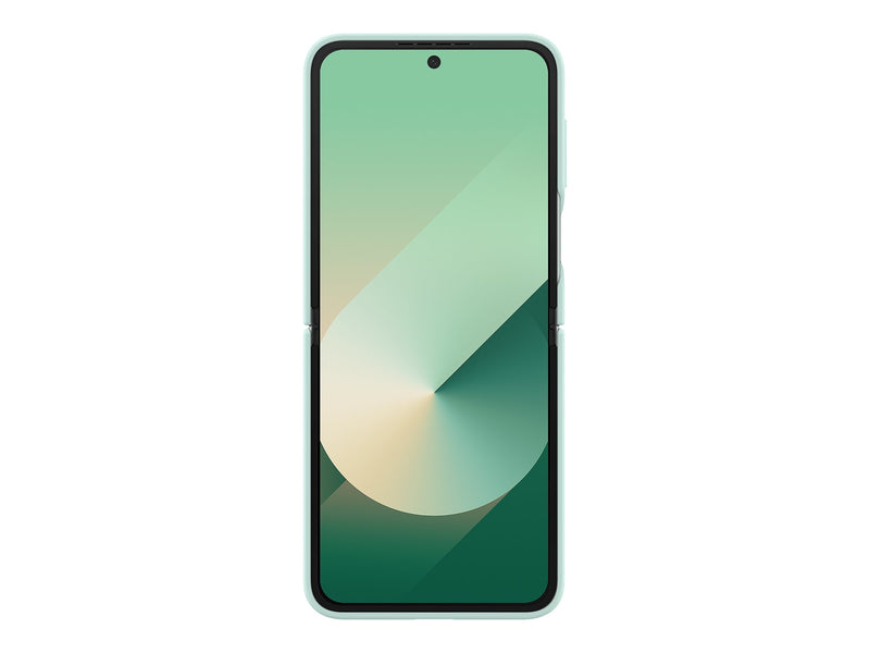 Samsung Silikondeksel m/ring Samsung Flip6 - Grønn