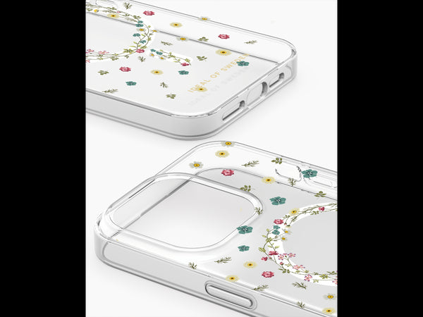 iDeal Mobildeksel iPhone 15 Pro Magsafe - Gjennomsiktig Floral