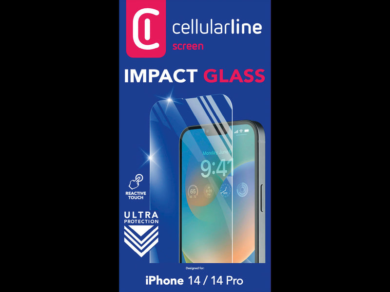 CellularLine Skjermbeskyttelse iPhone 14/14 Pro