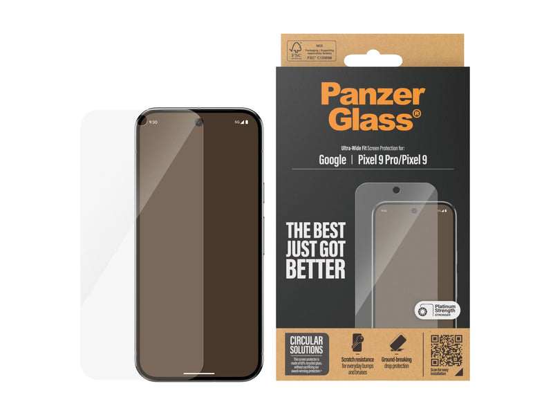 PanzerGlass Skjermbeskyttelse Google Pixel 9/9 Pro