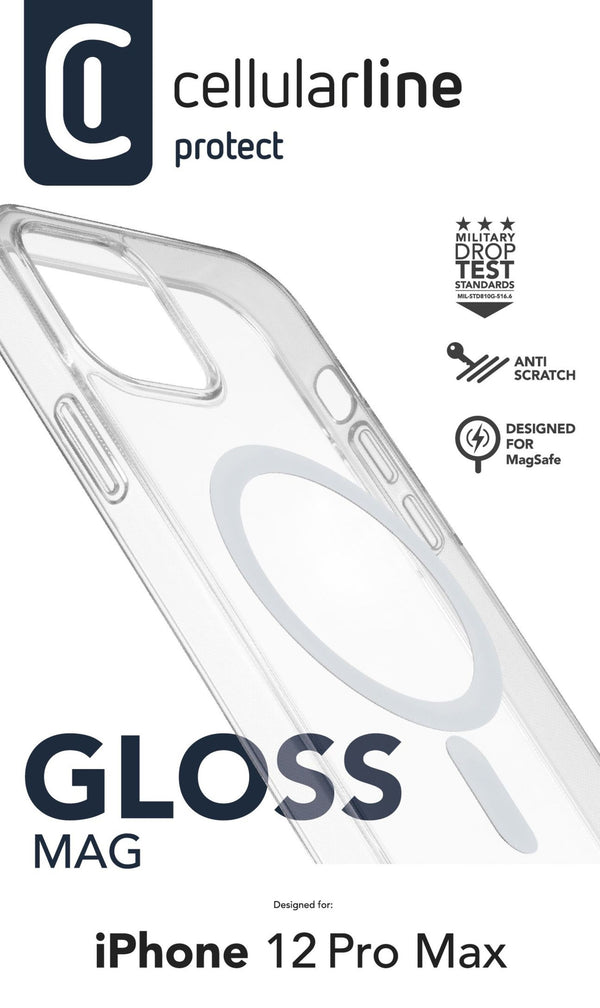 CellularLine Gloss deksel iPhone 15 Pro Magsafe - Gjennomsiktig