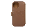 Lommebokdeksel iPhone 14 Plus - Brun