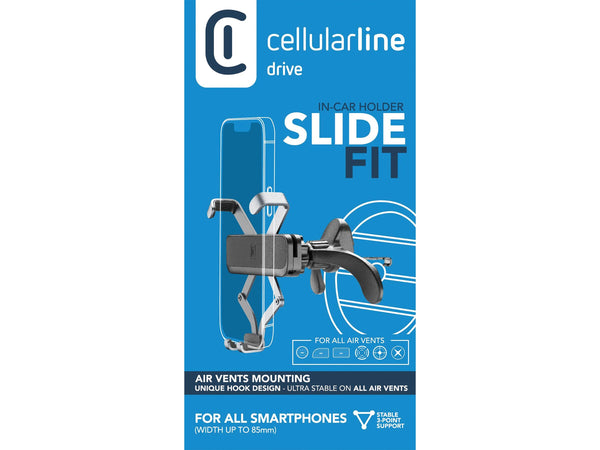 CellularLine Slide Fit - Universal Mobilholder til bil