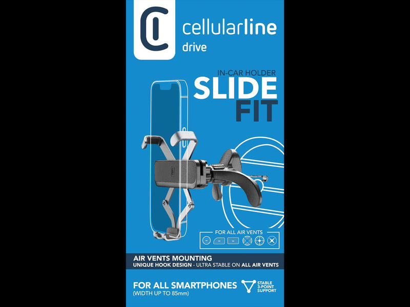 CellularLine Slide Fit - Universal Mobilholder til bil