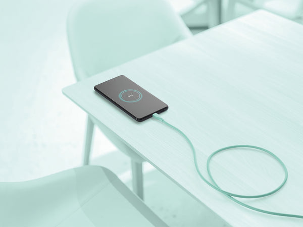 CellularLine ladekabel USB-A til USB-C 1,2m - Grønn
