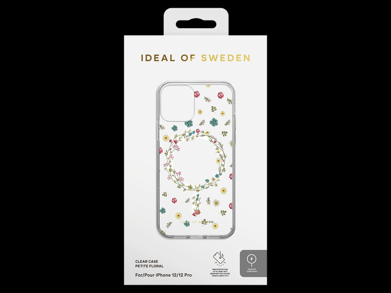 iDeal Mobildeksel iPhone 12/12 Pro Magsafe - Gjennomsiktig Floral