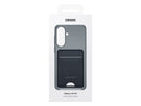 Samsung Silikondeksel m/kortholder Samsung A37 - Svart