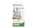 CellularLine ladekabel USB-A til Lightning 3m - Hvit