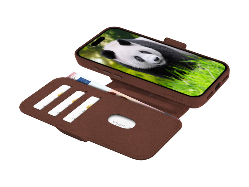 dbramante Lynge Lommebokdeksel iPhone 17 Pro Max Magsafe - Brun