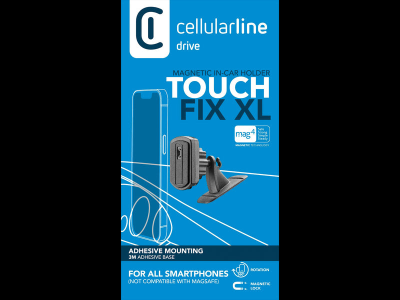 CellularLine Handy Force Touch Fix XL Mobilholder til bil