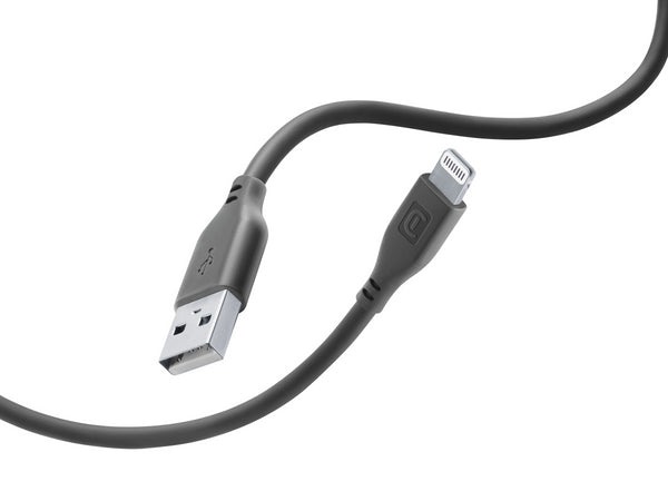 CellularLine ladekabel USB-A til Lightning 1,2m - Svart