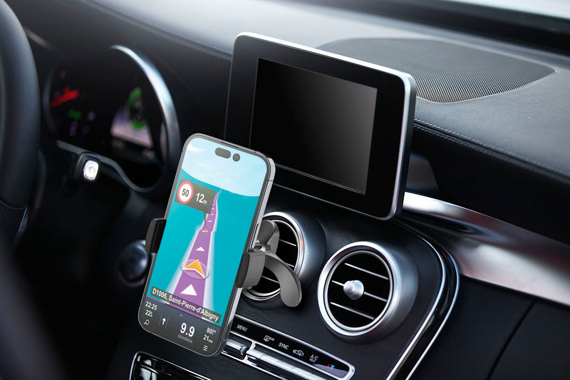 CellularLine Spin Fit Mobilholder til bil - Svart