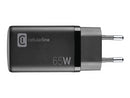 CellularLine 65W Multipower Strømadapter USB-A og USB-C