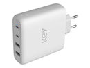 KEY 100W Strømadapter USB-A og USB-C u/kabel