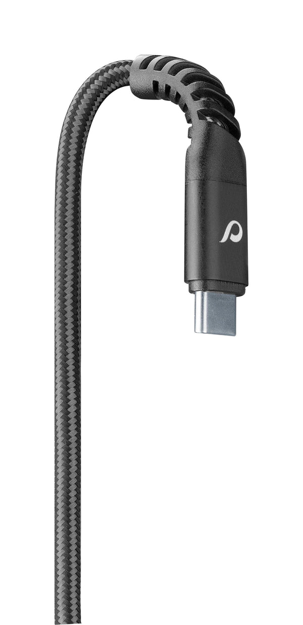 CellularLine Tetra Force ladekabel USB-C til USB-C 1,2m - Svart