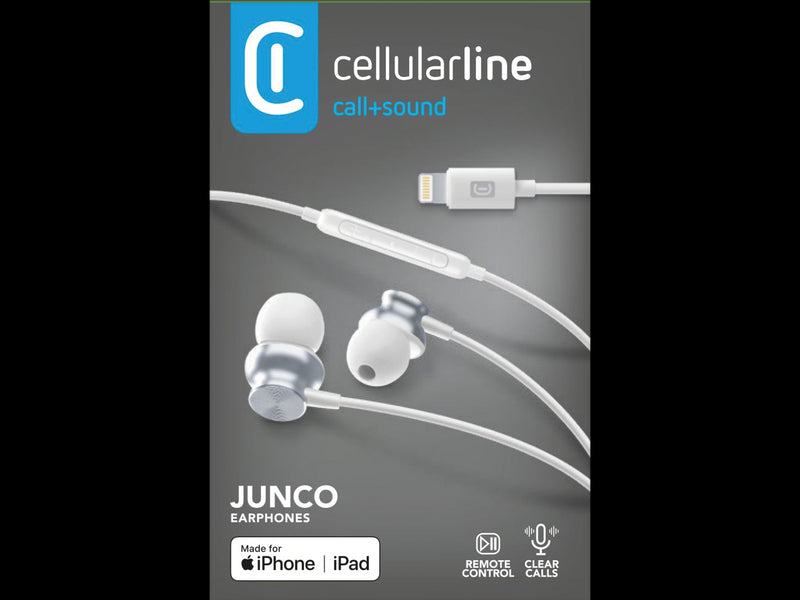 CellularLine Junco Ørepropper med Lightning