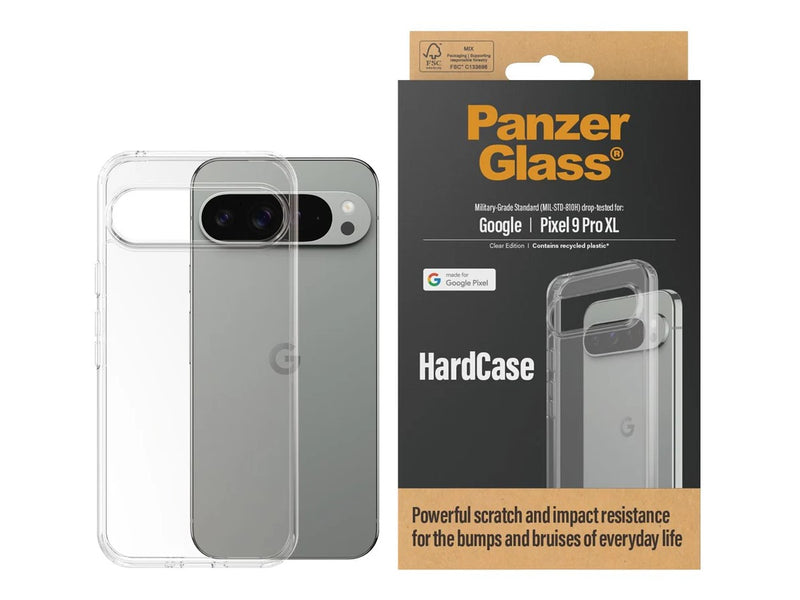 PanzerGlass Hardcase Plastdeksel Google Pixel 9 Pro XL - Gjennomsiktig