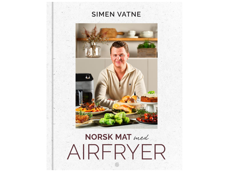 Norsk mat med airfryer – skrevet av Simen Vatne