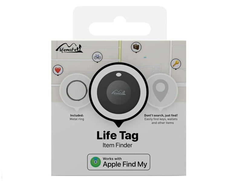 MiLi Lifemate Tag Sporingsbrikke - Svart