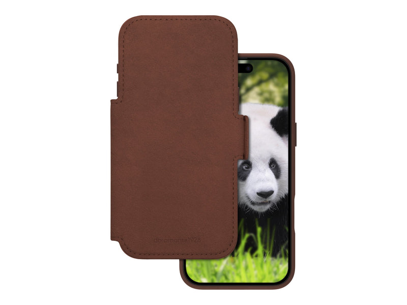 dbramante Lynge Lommebokdeksel iPhone 17 Pro Max Magsafe - Brun