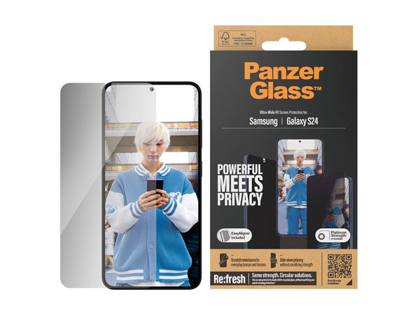 PanzerGlass Privacy Skjermbeskyttelse Samsung S24