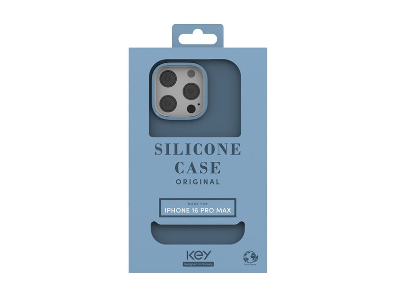 Silikondeksel iPhone 16 Pro Max Magsafe - Blå