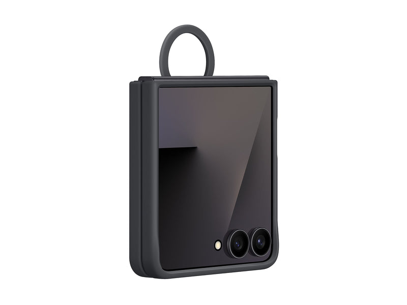 Samsung Ring Flip Silikondeksel Samsung Z Flip7 - Svart
