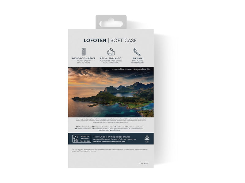 Lofoten Silikondeksel iPhone 17 Pro - Gjennomsiktig