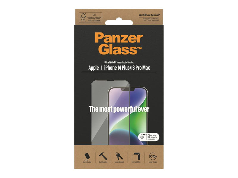 PanzerGlass Skjermbeskyttelse iPhone 14 Plus/13 Pro Max