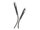 CellularLine Tetra Force ladekabel USB-C til Lightning 1,2m - Svart