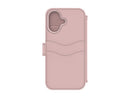 Lommebok med magnetdeksel iPhone 17 - Rosa