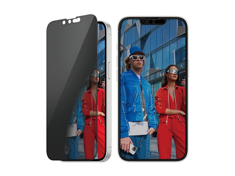 PanzerGlass UWF Privacy Skjermbeskyttelse iPhone 16e/14/13/13 Pro
