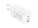Key 65W Trio Strømadapter 2 x USB-C + USB-A