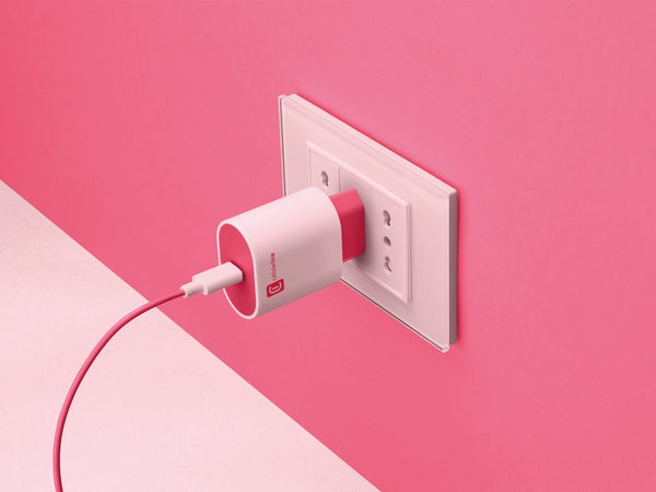 CellularLine 20W Strømadapter USB-C - Rosa