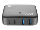 CellularLine 100W Multipower Stømadapter USB-A og USB-C